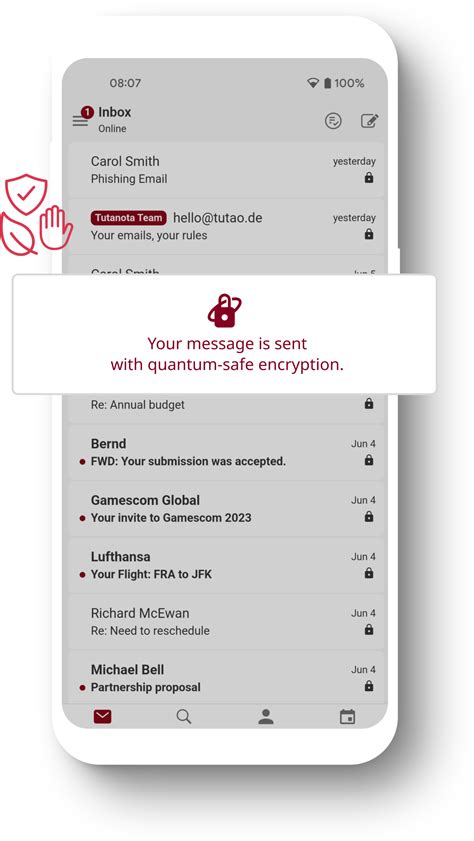 Private Encrypted Email Tuta .